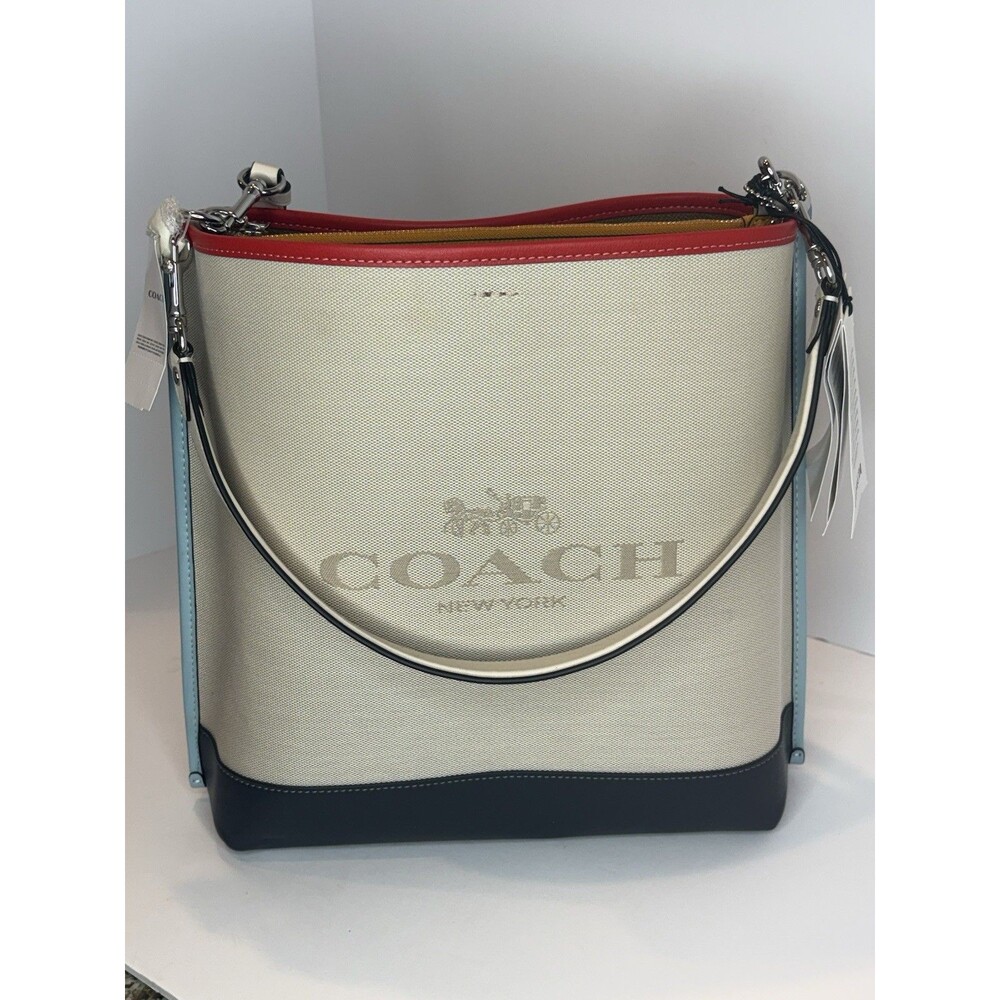 Coach Mollie Bucket Bag in Colorblock (Style No. CA201),